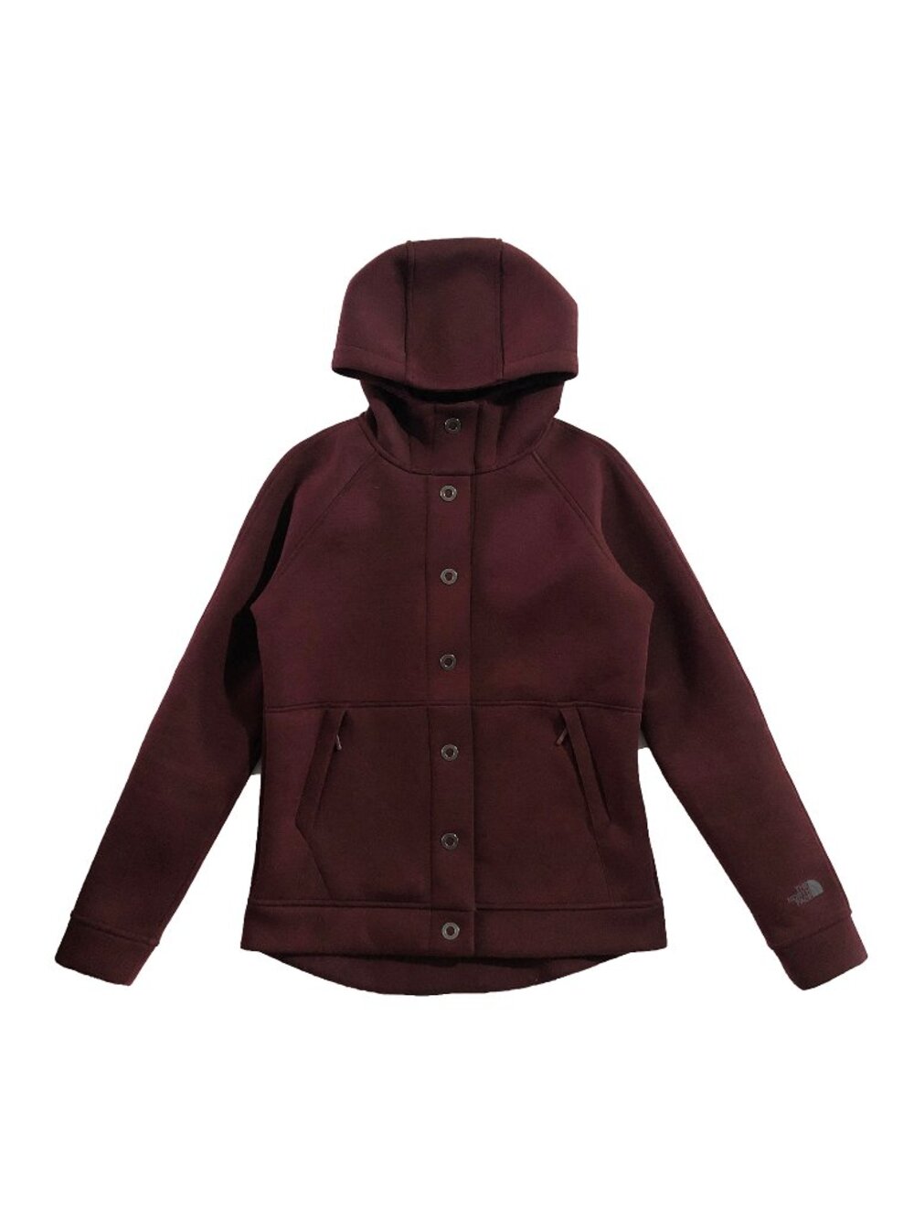 The North Face Jacket Womens Size SP Burgundy Hooded 3D Thermal Snap Front